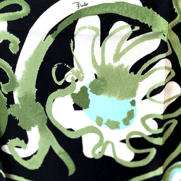 Emilio Pucci Silk Square Scarf – Vintage Botanical Print - Picture 4 of 15